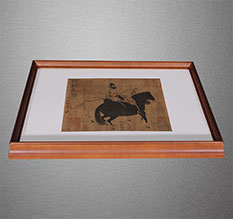 平昌书画装裱配框服务案例